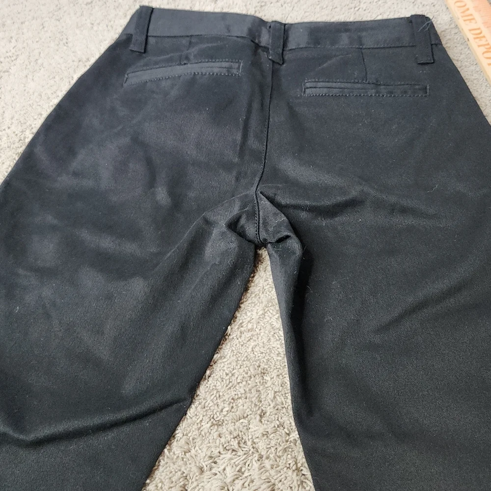 Boys' Straight Fit Uniform Pants - Cat & Jack Black 8